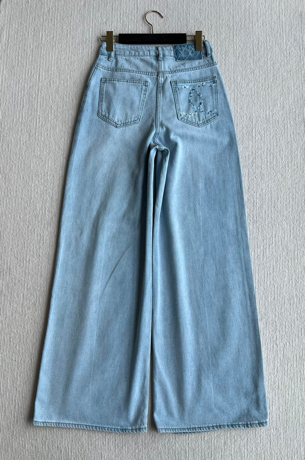 CC 25 Diamond Jeans Blue Denim Cotton