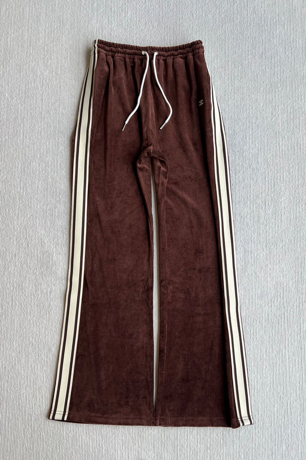 Celine 25 Trouser Brown White Cotton Polyester