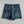 Celine 25 Arc de Triomphe Metal Buckle Denim Shorts Blue Cotton 275804