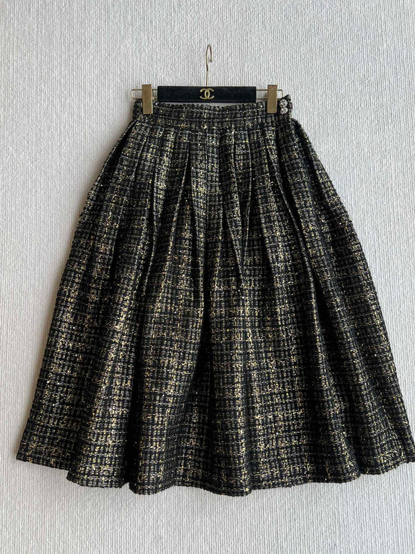 CC 25 Set Tweed Black Polyester Wool 289987