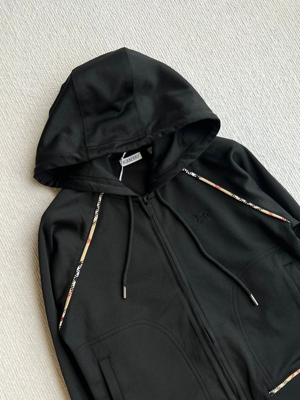 Bur 25 Hooded Suit Black Cottoon 300073