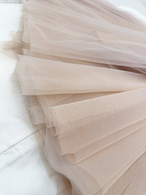 CD 2025 Beaded Dress Gray-pink Mesh Silk