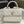 MINI FLAP BAG 19 IN WHITE CALFSKIN DIAMOND LOGO