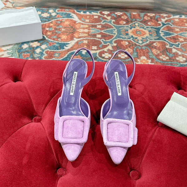 maysale 70 purple suede calfskin