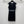 CC 25 Round Neck Knitted Embroidered Logo Vest Dress in Black  277585