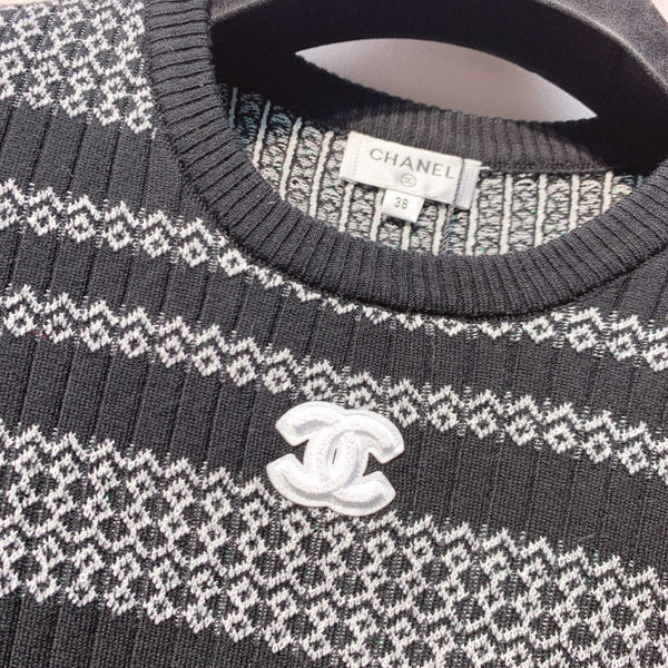 CC 25 Striped Sweater Polyester Fabric 296116