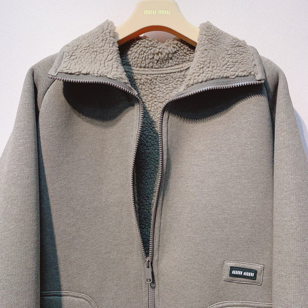 Miu Miu 25 Jacket Dark Brown Polyester 300164