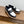 PRA CHOCOLATE BRUSHED LOAFERS BLACK AND WHITE CALFSKIN
