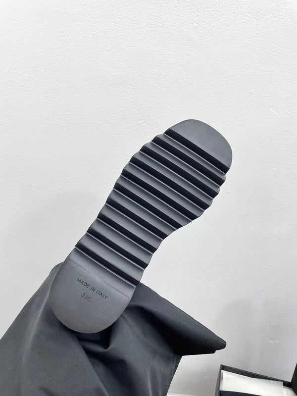 CC Ankle Boots 100mm Black Lambskin