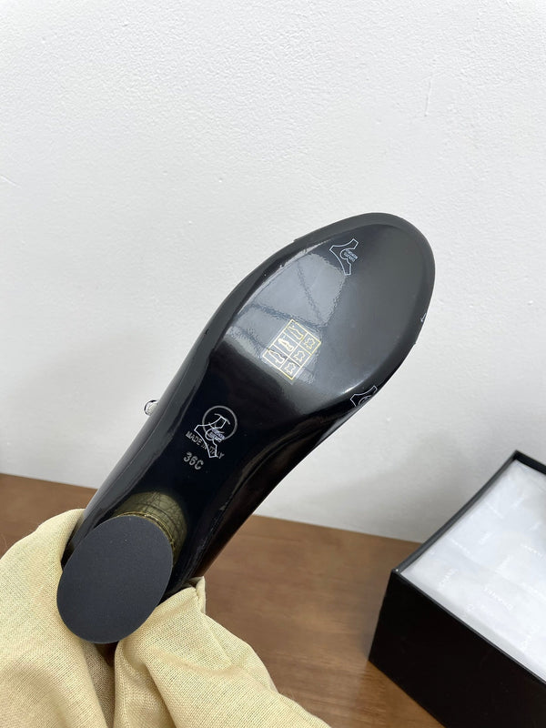 CC Mary Jane Black Cowhide