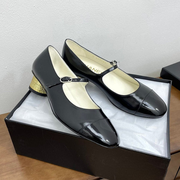 CC Mary Jane Black Cowhide