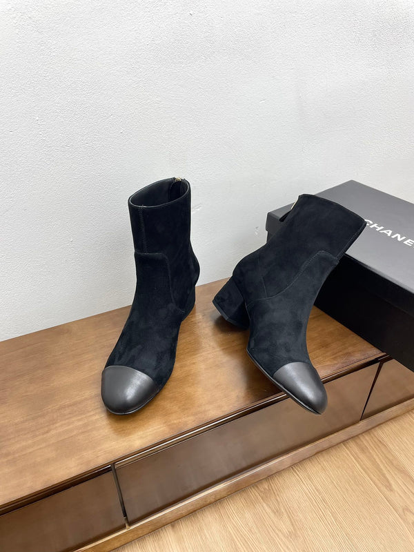 CC Ankle Boots 50mm Black Suede