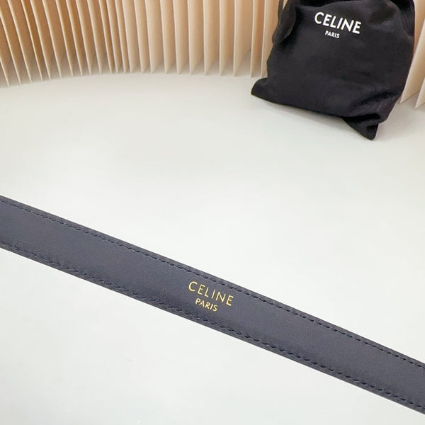 Cintura western piccola da 18 mm in pelle di vitello goffrata nera verniciata