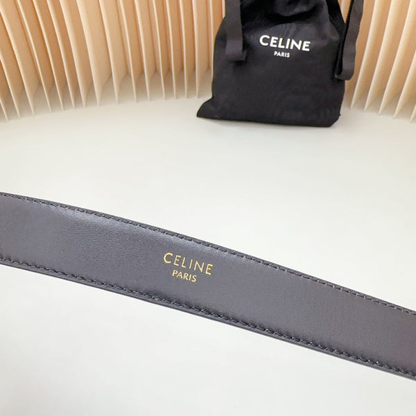 Medium Western Belt 25mm Black Snake Embossed Calfskin Shw