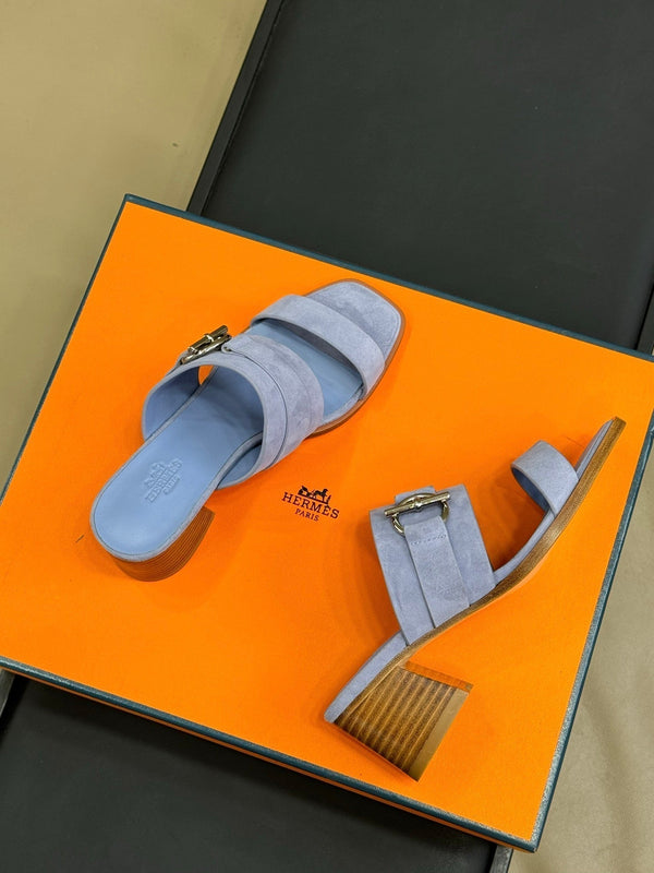 HM Kutecuh Sandals Purple Calfskin 319601