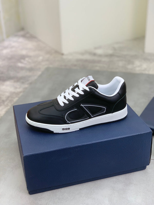 CD HOMME SNEAKERS BLACK CALFSKIN