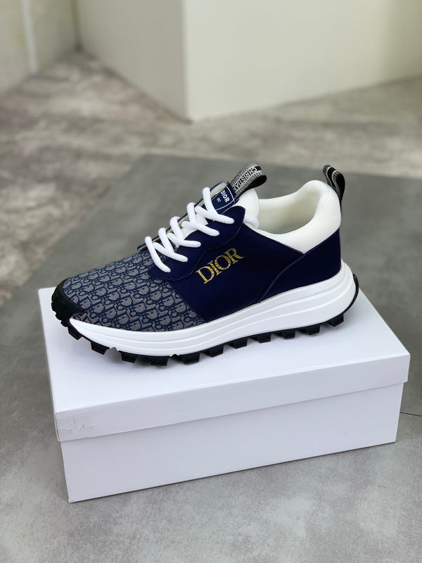 CD B24 SNEAKER NAVY AND GRAY FABRIC