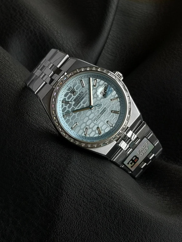 Rolex Land Dweller 40mm Silver Blue
