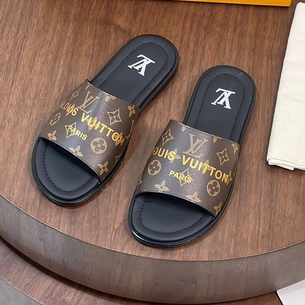 LV MULE IN CHOCOLATE BROWN MONOGRAM CALFSKIN