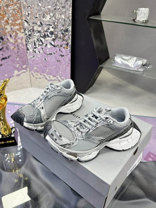 STAPLER SNEAKER IN GRAY POLYURETHANE AND POLYESTER