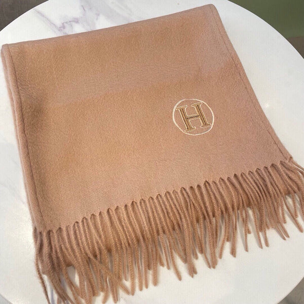 Scarf 180 CM In Pink Beige Cashmere 345957