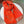 CASAQUE ENTRELACS EQUESTRES 190 CM SCARF IN ORANGE RED CASHMERE