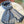 RECTO-VERSO MUFFLER 190 AEGEAN BLUE CASHMERE