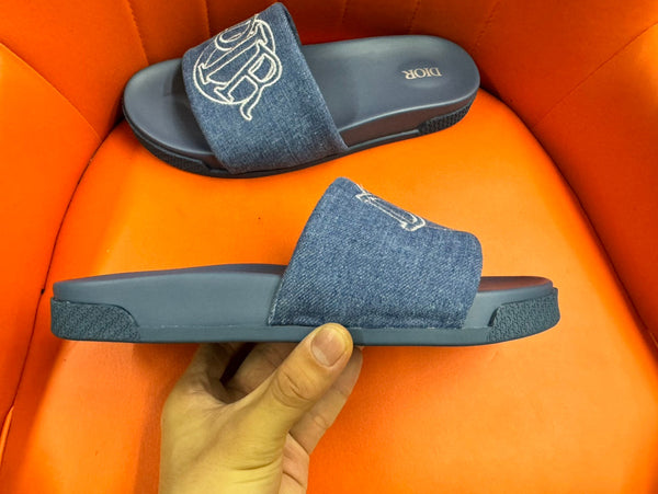 CD AQUA SLIDE SANDAL AEGEAN DENIM