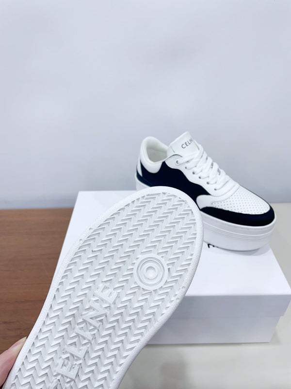 CELINE 25C Block Sneaker Black mix White Calfskin 231998