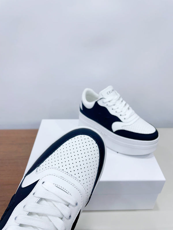 CELINE 25C Block Sneaker Black mix White Calfskin 231998