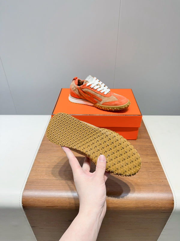 Sneaker HM Jet in pelle scamosciata arancione 317314