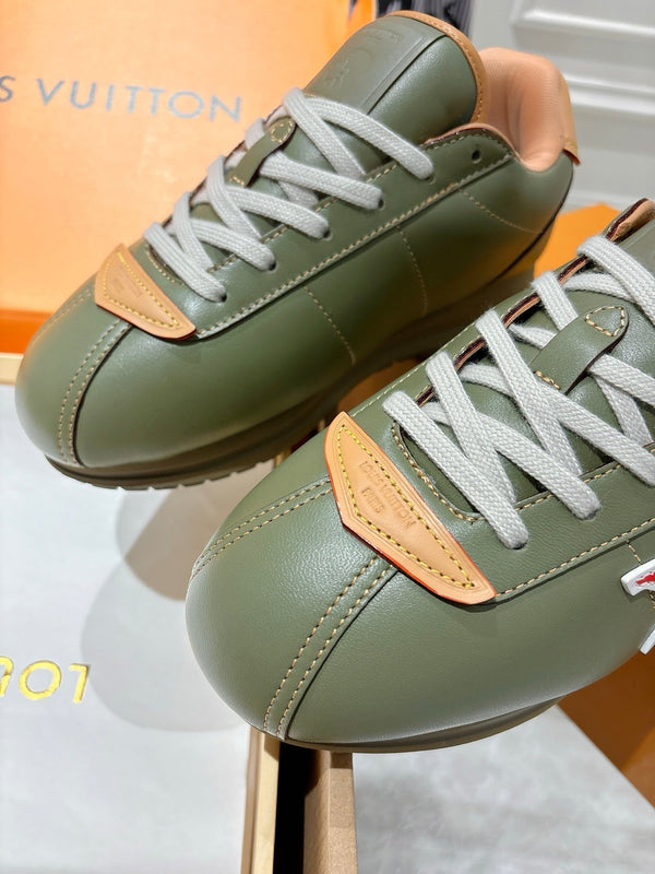 LV BUTTERSOFT Sneaker Olive Green Cowhide 476982