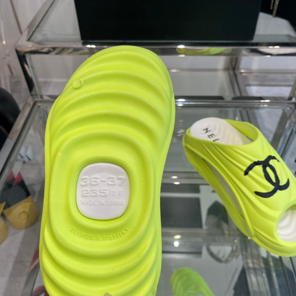 CC Slippers Lemon Yellow Foam 204141