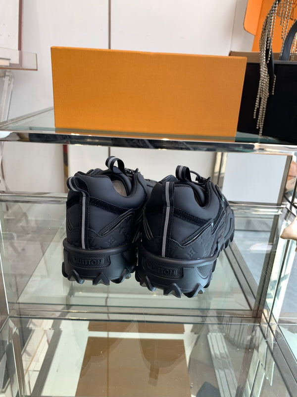 LV Rush Sneaker 40mm Black Cowhide