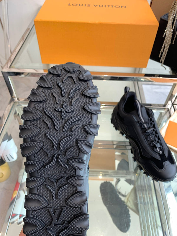 LV Rush Sneaker 40mm Black Cowhide