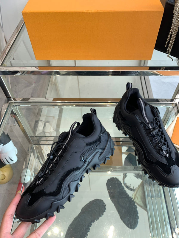 LV Rush Sneaker 40mm Black Cowhide
