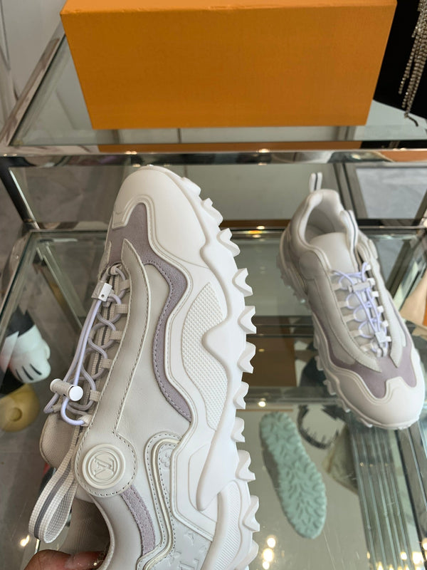 LV Rush Sneaker 40mm White Cowhide