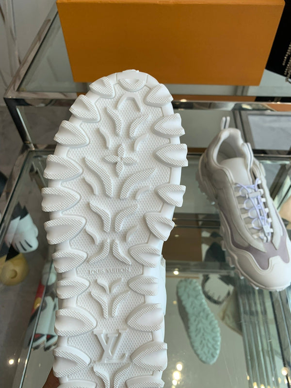 LV Rush Sneaker 40mm White Cowhide