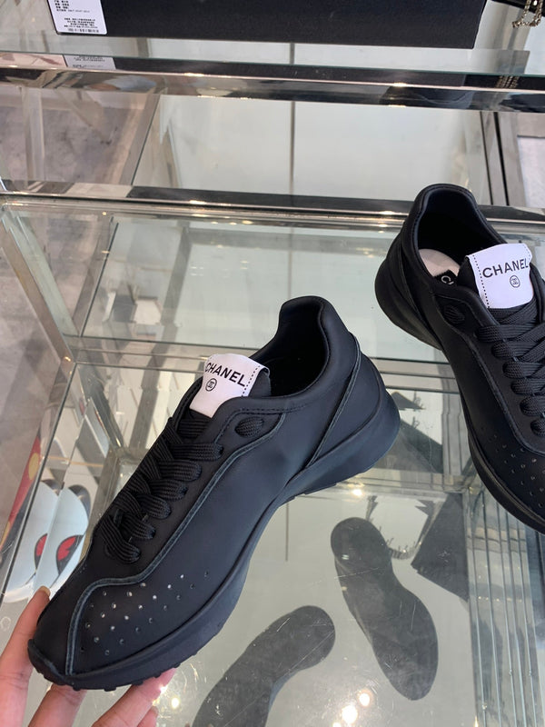 CC Sneaker Black Cowhide 204108