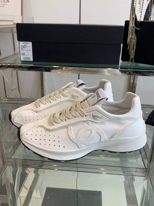 CC Sneaker White Cowhide 204110