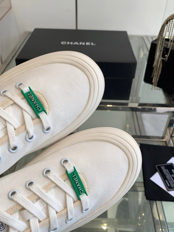 CC Sneaker White Canvas 203263