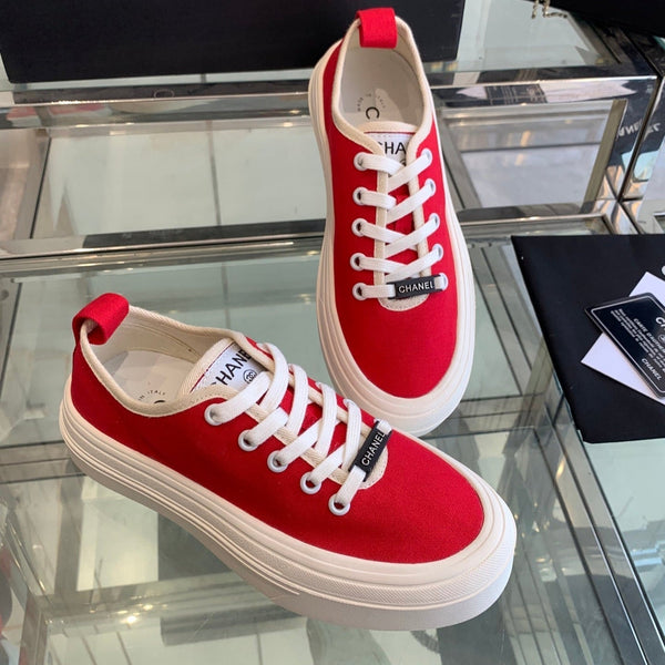 CC Sneaker Red Canvas 203267