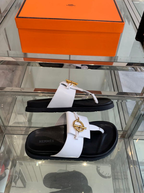 HM 25 Joyce Sandals White Lambskin 292033