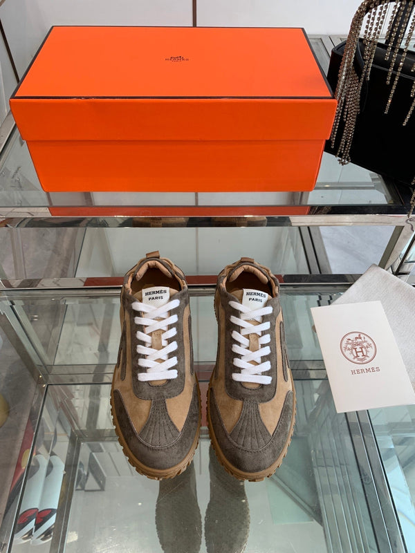 HM Jet Sneaker Marrone misto Grigio Scamosciato 292279