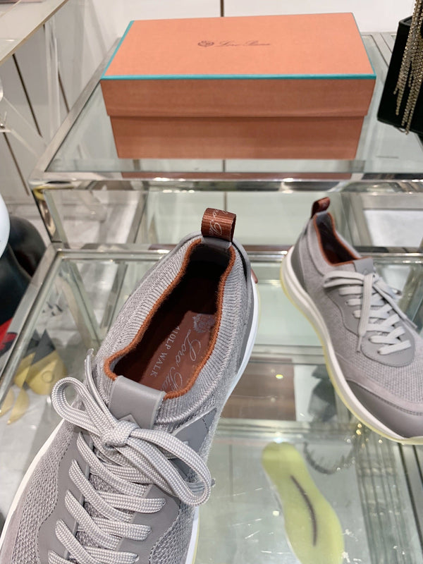 Sneaker da uomo LP Flexy Walk in lana grigio scuro 307256