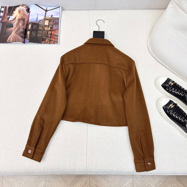 Miu Miu 25 Short Shirt Wool Cotton 588747