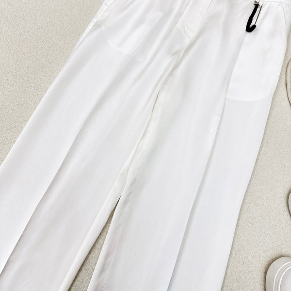 Prada 25 Pant White Acetate 602438