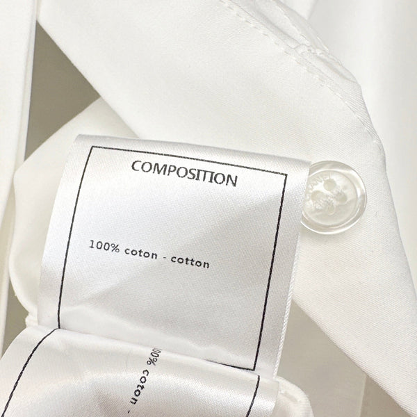 CC 25 Tie Shirt White Cotton