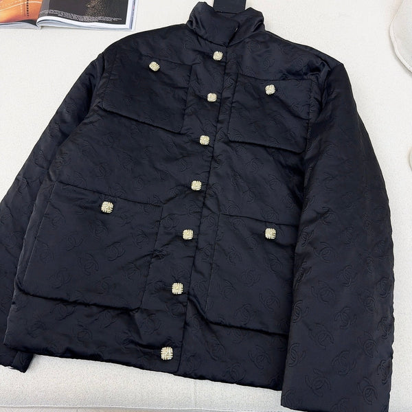CC 25 Quilted Jacket Black Cotton 295703
