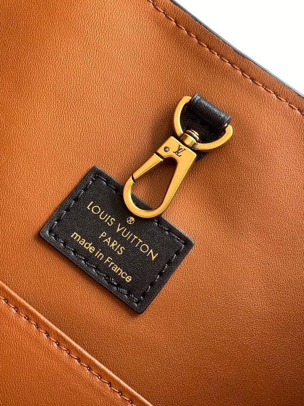 LV Low Key Hobo MM BAg Brown Cognac Suede 268169